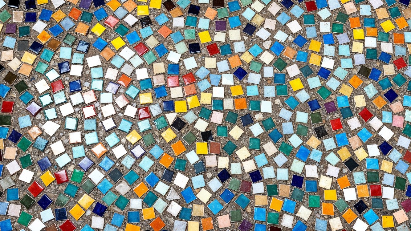 Mosaïque pâte de verre carrelage décoratif brillant mur salle de bain cuisine